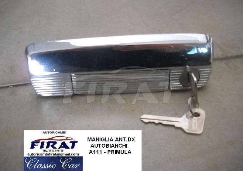 MANIGLIA PORTA + CHIUSURA BAULE FIAT 127 - 128